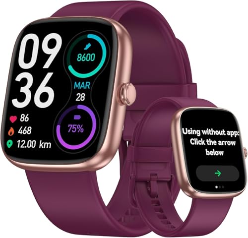 LIVIKEY Smart Watch Senior Friendly Large Font No App/Phone...