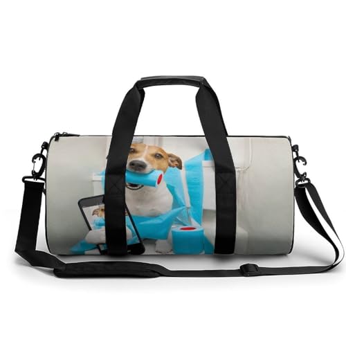 Sac de gym Corgi drôle compact pour ranger vos affaires de sport sans encombre