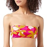 sloggi shore Damen Flower Horn Bandeau Bikini Oberteil, Pink - Dark Combination, XL