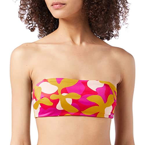 sloggi Shore, Flower Horn Bandeau, Top de Bikini, Mujer, Multicolor (Pink - Dark Combination), S