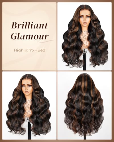 Image of Arabella Glueless Wigs Human Hair 1BP30 Glueless wig 20inch Body Wave Wig