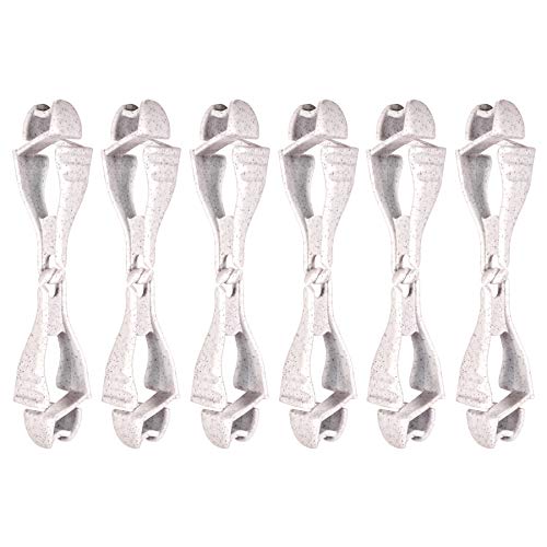 Image of Ergodyne Squids 3400 Glove Clip Holder with Dual Clips, 6-Pack, Granite