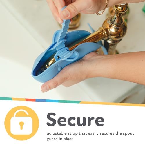 Image of Nuby Bathtub Safety Spout Guard - Compatible with Most Standard Faucets - Bath Toys - Whale