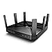 Produktbild TP-Link Archer C4000 Tri-Band WLAN AC Router (2x 1625Mbit/s (5GHz) + 750Mbit/s (2,4GHz), 4 Gigabit LAN Ports, 1,8 GHz Quad-Core CPU, USB3.0, Print/Media/FTP Server, Beamforming, MU-MIMO) schwarz