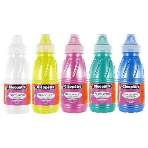 COLLES 65546 Peintures Acryliques Cleopatre Nacree Tous Supports Assorties