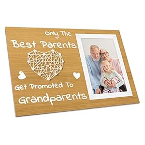 Christmas Gifts for Grandparents Picture Frame Grandma Grandpa Gifts Heart String 4×6 Photo for Grandparent’s Day…