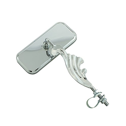 Fenix Cycles Rectangle Wing Bike Mirror Chrome