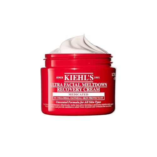 Kiehls Ultra Facial Meltdown Recovery Barrier Cream Lightweight Face Moisturizer Provides Moisture Boost Clinically Proven to Restore Skin Barrier & Reduce Dryness Suitable for Sensitive Skin