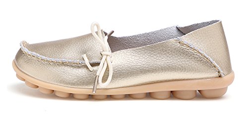 Image of VenusCelia Women's Breathable Comfort Walking Office Flat Loafer