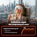 Bob and Brad EyeOasis 3 masażer do oczu z funkcją podgrzewania i chłodzenia, kompresją i muzyką, inteligentna maska na oczy dla zmęczonych i suchych oczu, prezent dla kobiet i mężczyzn