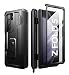 Produktbild Dexnor für Samsung Galaxy Z Fold 5 5G Hülle, Ganzkörper Dual Layer Rugged Case mit integrierter Displayschutzfolie & Kickstand & S Pen Slot - Schwarz