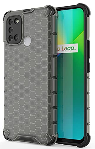 Image of Glasgow | for Realme 7i Stylish Look Pattern Back Case Cover for Realme 7i - Black