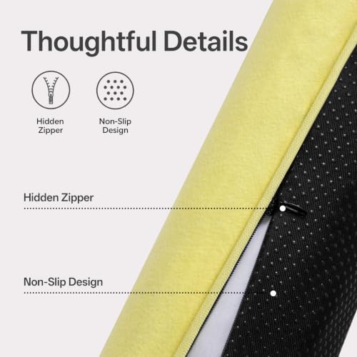 Image of Sunolga Door Draft Stopper, Removable Washable Cover, 38 inch, Yellow