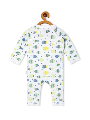 Image of The Mom Store Baby Romper Jabla Style For Boys And Girls | Cotton | Soft Infant Bodysuit | Trendy Stylish Sleepwear For Newborn Baby | Printed | Unisex Comfortable Everyday Baby Wear