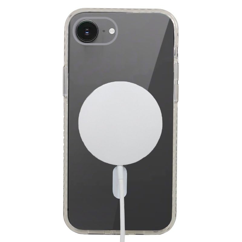 Carcasa Cool para iPhone 16e y 17e magnética transparente antiamarilleo 2
