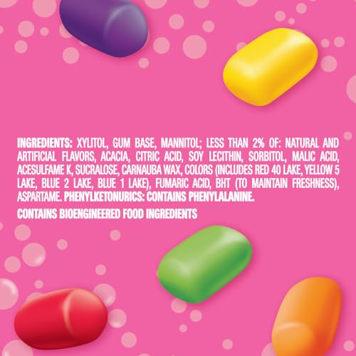 HUBBA BUBBA Minis SKITTLES Flavored Sugar-Free Bubble Gum Packs,Bulk Gum (240 Pieces), (Pack of 2) - image 7