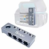 Aluminum Easy Access 1/4-Inch Hex Bits Magnetic Holders Fit for Makita 18V LXT Cordless Impacts Drivers Head,Drill Bit Tool Holster Organizer, Storage Hex Screw Bit on Power Drill,Left Side