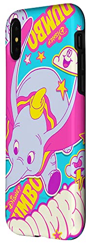 Coque iPhone X Dumbo Disney turquoise idée cadeau nostalgie - 2