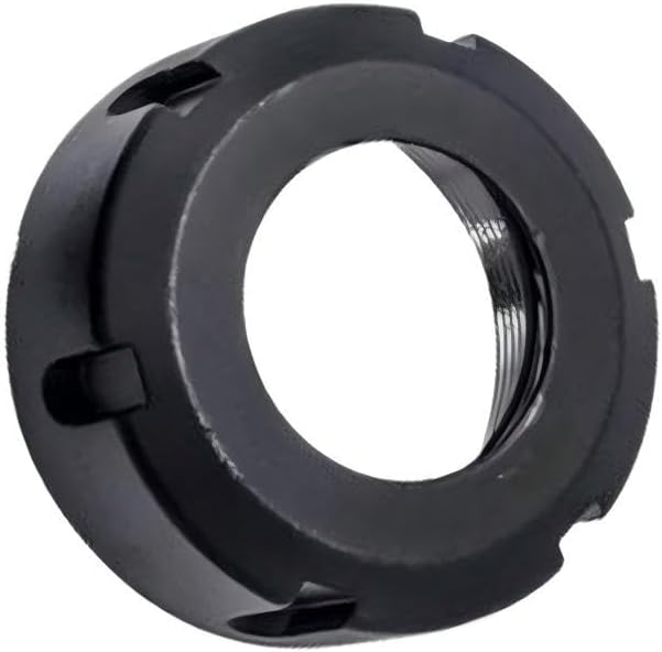 Metal collet clamp nut ER8-ER40 type M/Um for woodworking CNC machines, heat and abrasion resistant.(M32x1.5)