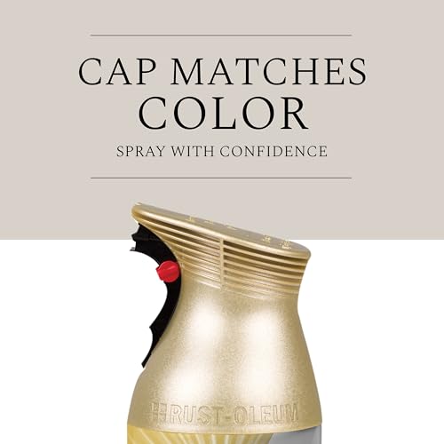 Image of Rust-Oleum 387992-6PK Universal All Surface Metallic Spray Paint, 11 oz, Matte Gold, 6 Pack