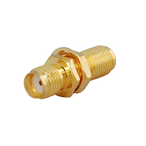 Adaptador coaxial SMA hembra a hembra 2 unidades miniatura 3