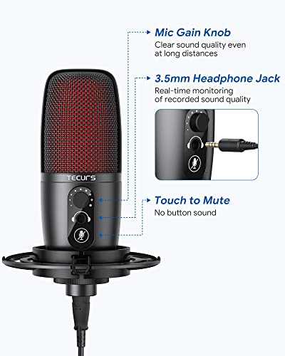 Tecurs MR02 Usb Microphone Condenser thumb #4