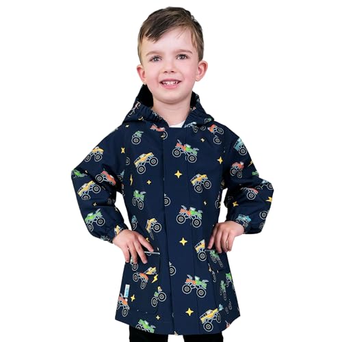 Image of JAN & JUL Waterproof Rain Jacket, Raincoat with Hood for Girls and Boys