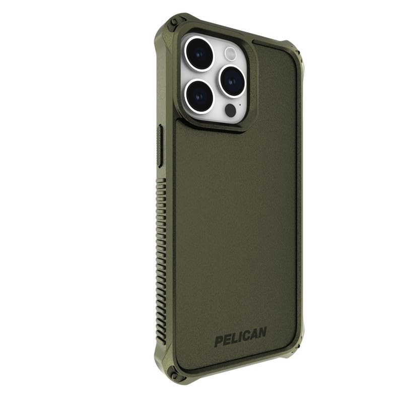 Image of Pelican Guardian iPhone 15 Pro Case - MagSafe Phone Case - OD Green