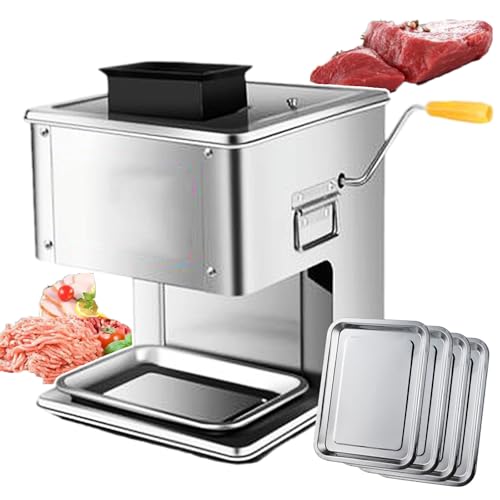 Cortadora de Carne Eléctrica de Acero Inoxidable 850W
