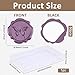 CHGCRAFT 50Pcs Butterfly Pattern Wax Seal Stickers Envelope Seal Stickers Wedding Invitation Envelope Seals Self Adhesive Stickers for Party Invitation Wrapping, Purple, 1.18inch