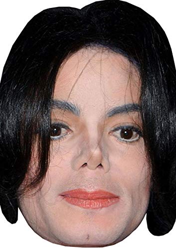 FoxyPrinting Michael Jackson Celebrity Cardboard Party Face Mask Fancy Dress