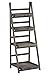 CLP Scaffale A Scala Libreria Audrey in Legno Shabby Chic I Scaletta Pieghevole Stile Provenzale 4 Ripiani I Scala Decorativa, Colore:Marrone Scuro