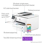 HP OfficeJet Pro 9730e Wide Format Wireless All-in-One Color Inkjet Printer, Print, scan, Copy up to 11x17', ADF, Duplex Printing Best for Office, 3 Months of Instant Ink Included (537P6A) - Image 3