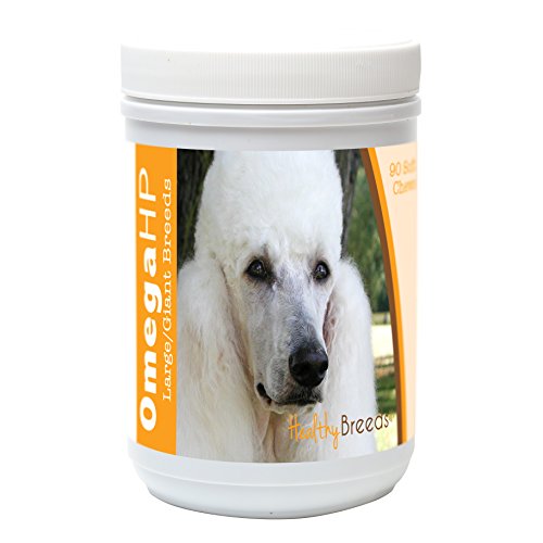 Image of Healthy Breeds Poodle Omega HP Fatty Acid Skin and Coat Support Soft Chews 90 Count