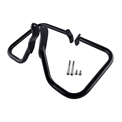 XMT-MOTO Rear Saddlebag Guard Fits for Harley-Davidson 2000-2017 FLST and FLSTC and 2000-2005 FXST, FXSTB and FXSTS models