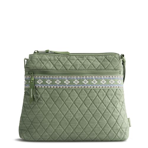 Image of Vera Bradley Women's Premium Cotton Original Zip Hipster Crossbody Bag