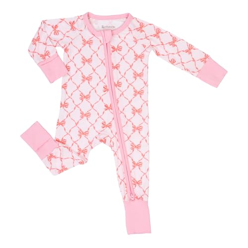 Image of LollyBanks Baby Pajamas, 2-Way Zipper Romper, 95% Viscose Made from Bamboo and 5% Spandex, Baby Sleepers