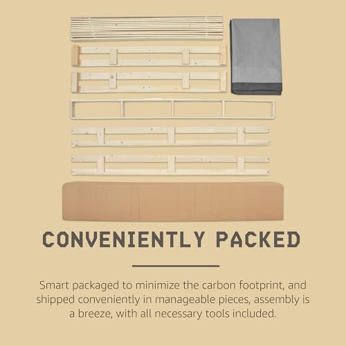 Image of Hercules 8 Inch High Profile Mattress Foundation Platform, Full Size Bed