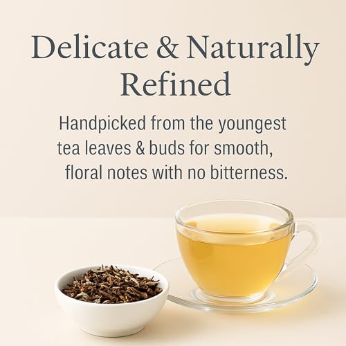 Image of Goodwyn White Tea (50g) | Authentic |Non Bitter Handpicked Loose Leaf Tea in Reusable Tin Can | Premium Hamper Gift Souvenir