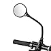 DXIA 1 Pieza Espejo Retrovisor Bicicleta, Bici Ciclismo Espejos Retrovisores, 360° Ajustable de Manguera Espejo Retrovisor, para Bicicleta, E-Bike, Monopatín, Silla de Ruedas, Cochecito, Ciclomotor