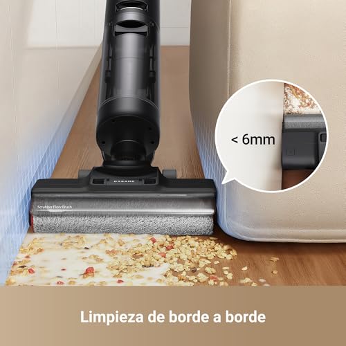 Image of DREAME H12 Pro Ultra Wet and Dry Vacuum Cleaner, Brush Cleaning 60C, 30 Min. Hot Air Drying, Self Cleaning with Fixed Scraper, 16 kPa Suction Power, Double Edge Cleaning, Intellectual Detect & Fit