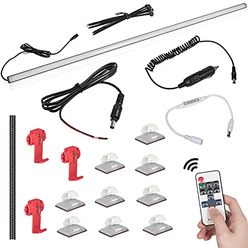 LED Tailgate Windshield Rear Glass Lift Gate Dome Light Bar for Jeep Wrangler TJ YJ JK JKU JL JLU & Gladiator JT 1997-2023