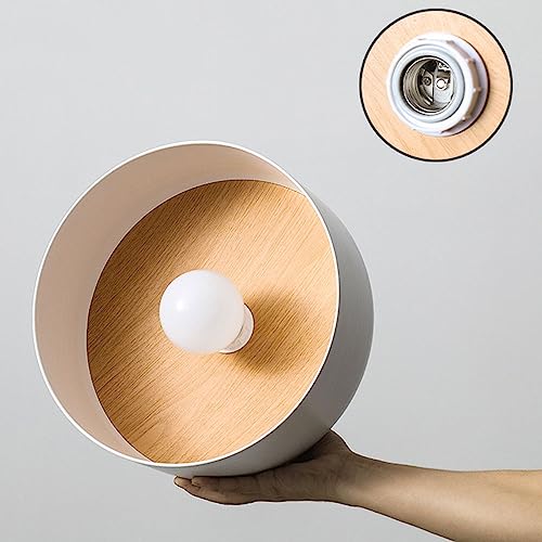 Plafonnier encastré moderne blanc E26 pour couloir et entrée