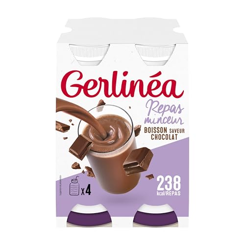 Gerlinéa Meal Replacement Chocolate Drink 4 x 236ml