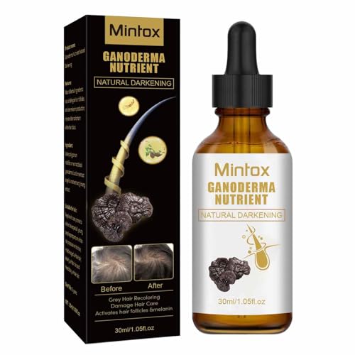 Siero Di Capelli Ani-Allegri Scuri - Efficace Siero Anti Greying Hair | Olio Per Capelli Grigi | Riduce L'aspetto Dei Capelli Grigi Per Far Ricrescere Capelli Più Spessi, Più Pieni E Più Sani