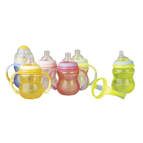 Nuby bib 240ml collo l c/beccu