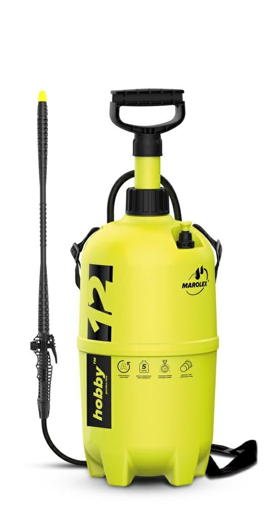 Marolex Pulverizador a presión, pulverizador a presión, pulverizador de jardín, 12 L