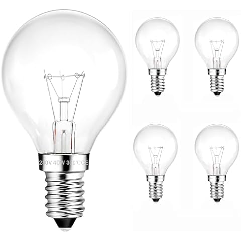 JQslight 40W Dimmable Oven Bulb Pack Cover