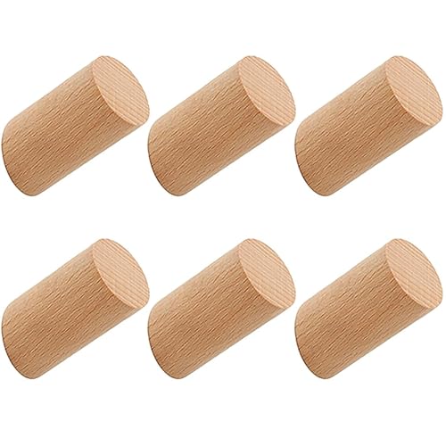 Opiniones de Ganchos para sombreros los preferidos por los clientes. 45 Ganchos de pared de madera 6 piezas Ganchos de madera montados en la pared Ganchos de madera resistentes Ganchos de madera decorativos para toallas para colgar toallas, sombreros y...