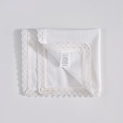 Image of FINGERCRAFT Bulk Cloth Napkins Set of 100 | 12x12 Inch 100% Cotton
